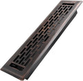 2x12 Inches Heavy Duty Walkable Floor Register - Easy Adjust Air Supply Lever Decorative Floor Vent Covers - Boston Design