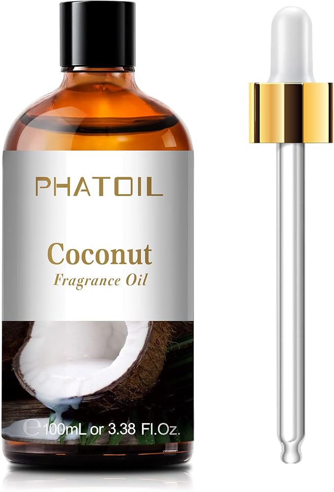 3.38FL.OZ Coconut Fragrance Oils for Aromatherapy, Essential Oils for Diffusers for Home, Perfect for Diffuser, Yoga, product