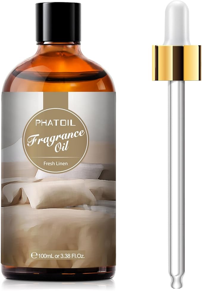 3.38FL.OZ Fresh Linen Fragrance Oils for Aromatherapy, Essential Oils for Diffusers for Home, Perfect for Diffuser, product