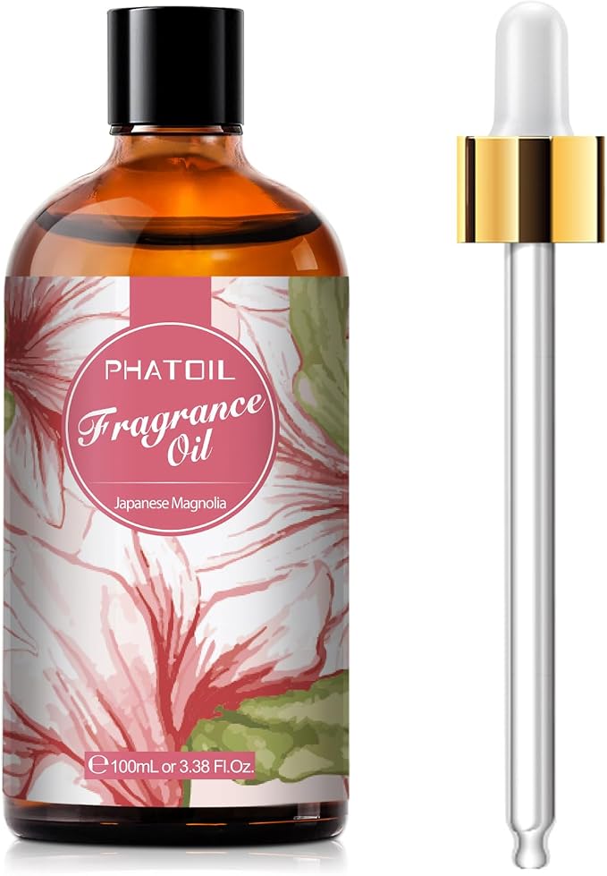 3.38FL.OZ Japanese Magnolia Fragrance Oils for Aromatherapy, Essential Oils for Diffusers for Home, Perfect for Diffuser