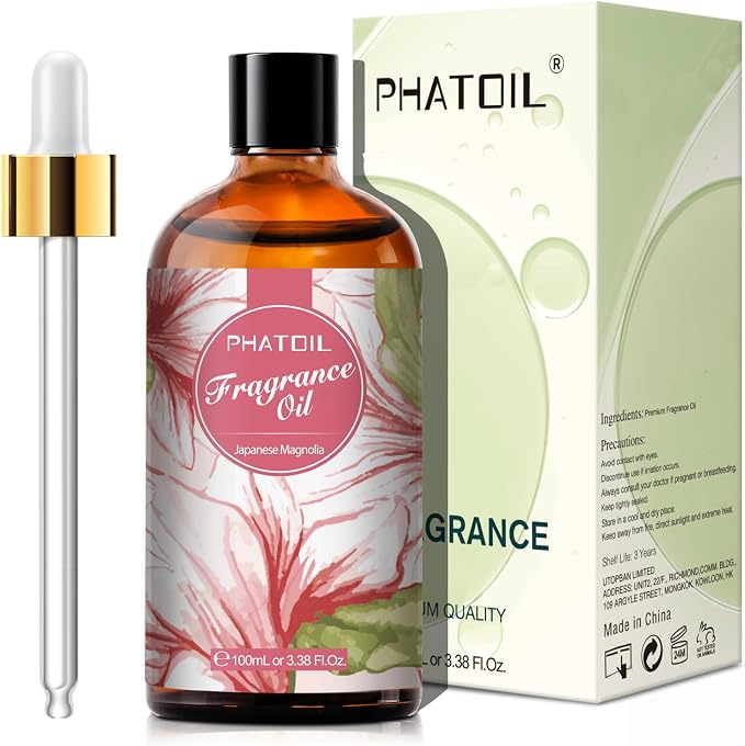 3.38FL.OZ Japanese Magnolia Fragrance Oils for Aromatherapy, Essential Oils for Diffusers for Home, Perfect for Diffuser