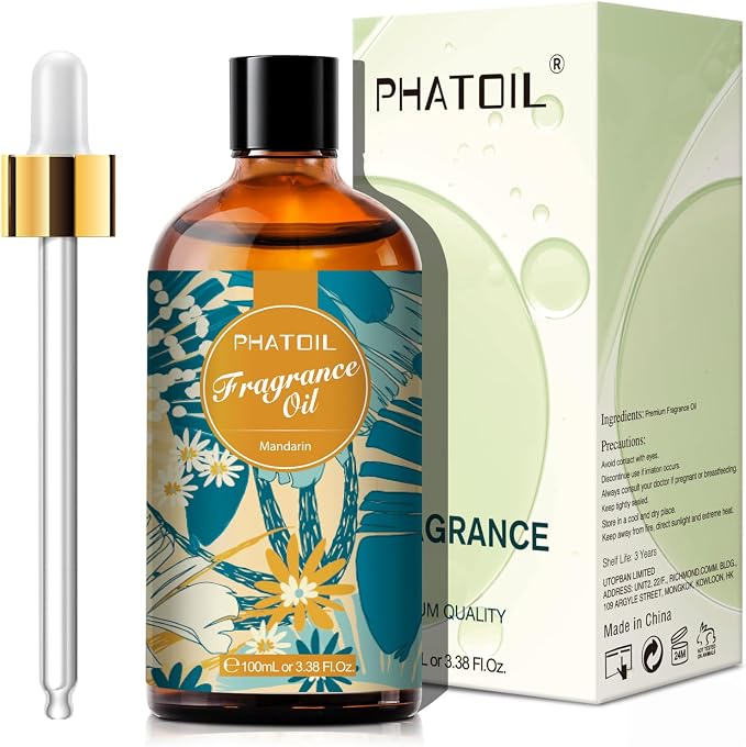 3.38FL.OZ Mandarin Fragrance Oils for Aromatherapy, Essential Oils for Diffusers for Home, Perfect for Diffuser, alternate