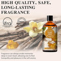 3.38FL.OZ Vanilla Amber Fragrance Oils for Aromatherapy, Essential Oils for Diffusers for Home, Perfect for Diffuser, Yoga