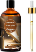 3.38FL.OZ Warm Santal Fragrance Oils for Aromatherapy, Essential Oils for Diffusers for Home, Perfect for Diffuser, Yoga