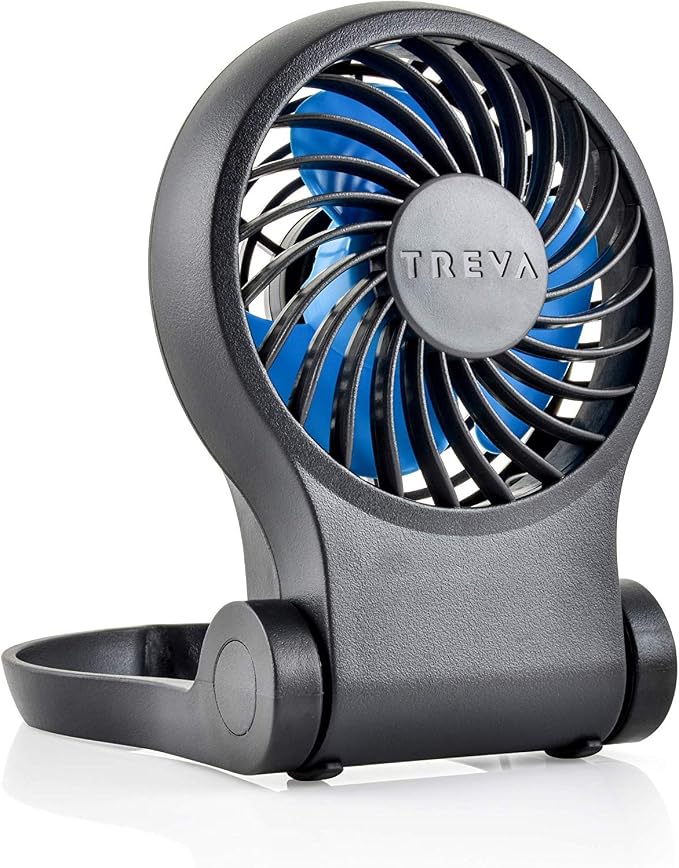 3.5 Inch Portable Desk Fan with USB Port - Small, Compact, Powerful Airflow, AC Adapter Included - 2 Pack, alternate product