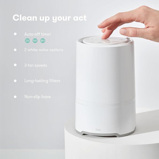 3-in-1 Baby Air Purifier for Allergy Relief, Sound Machine for Sleeping + Nightlight, alternate product view 2