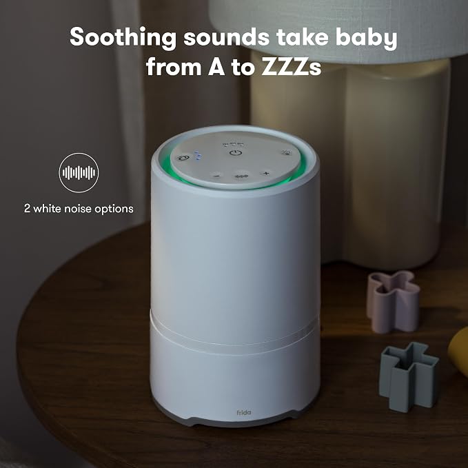 3-in-1 Baby Air Purifier for Allergy Relief, Sound Machine for Sleeping + Nightlight, alternate product view 4