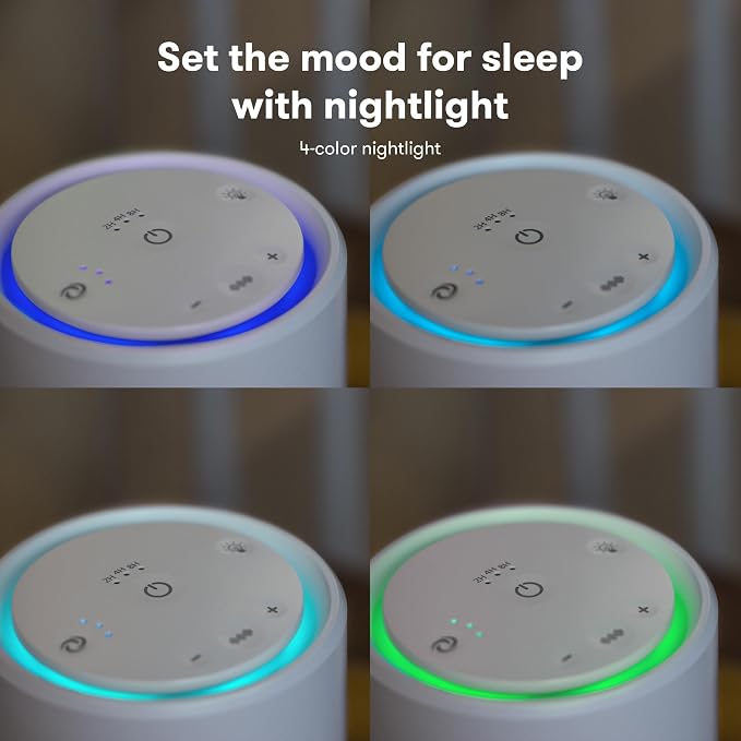 3-in-1 Baby Air Purifier for Allergy Relief, Sound Machine for Sleeping + Nightlight, alternate product view 5
