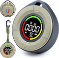 3-in-1 Portable Carbon Monoxide Detector, Professional Rechargeable Real-Time Travel CO Monitor 140HR Standby, Premium