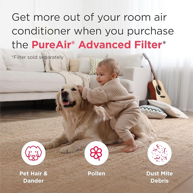 3-in-1 Portable Room Air Conditioner 10,000 BTU (ASHRAE) / 6,500 BTU (DOE), Cools Up to 450 Sq. Ft., Quiet Operation