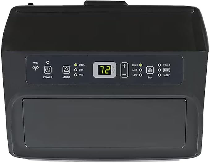 3-in-1 Portable Smart Air Conditioner Wi-Fi 10,000-BTU 450-sq. ft. ConnectLife App, Remote control, Quiet operation 50 dB