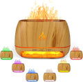 3-in-1 Ultrasonic Essential Oil Diffuser & Himalayan Salt Lamp Diffuser & 7 Colors Changing Oil Diffuser,100% Pure Himalayan