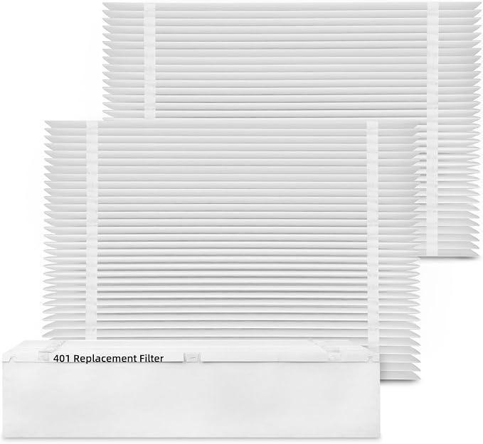 3-Pack 401 Replacement Filter Compatible with 2400, Space-Gard 2400 Whole-House Air Purifier, MERV-10 Furnace