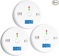 3 Pack Carbon Monoxide detectors, co Detector, Carbon Monoxide Alarm Detector Battery Powered with LCD Display