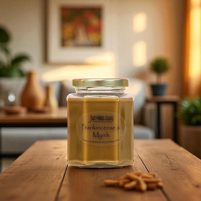 3 Pack - Frankincense & Myrrh Scented Blended Soy Candle (8 oz) 3 Pack 8 oz, alternate product view 3