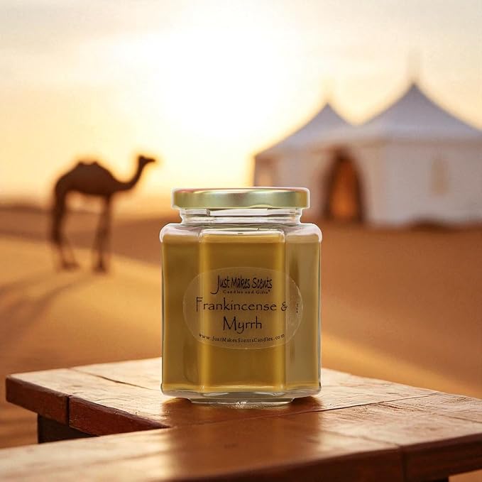3 Pack - Frankincense & Myrrh Scented Blended Soy Candle (8 oz) 3 Pack 8 oz, alternate product view 4