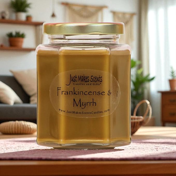 3 Pack - Frankincense & Myrrh Scented Blended Soy Candle (8 oz) 3 Pack 8 oz, alternate product view 5