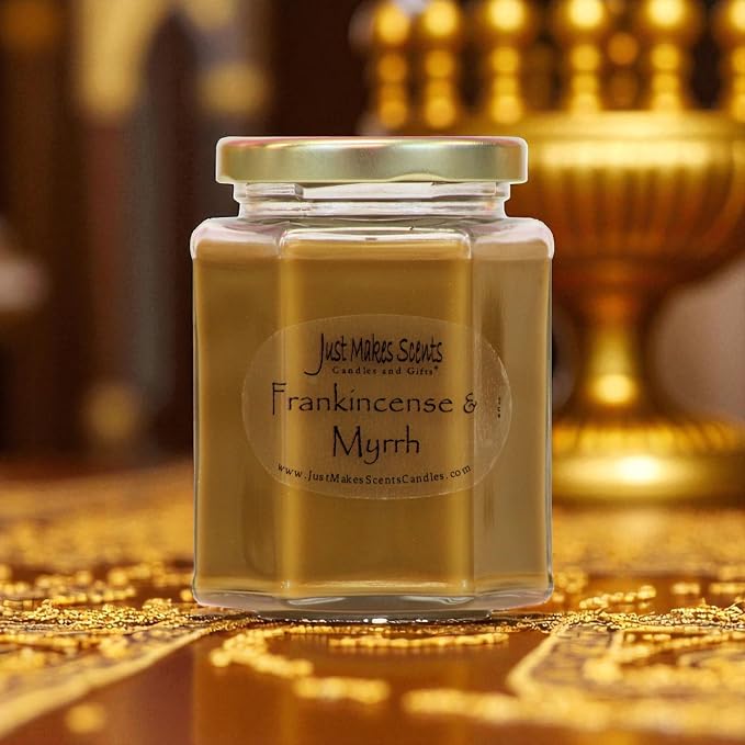 3 Pack - Frankincense & Myrrh Scented Blended Soy Candle (8 oz) 3 Pack 8 oz, alternate product view 6