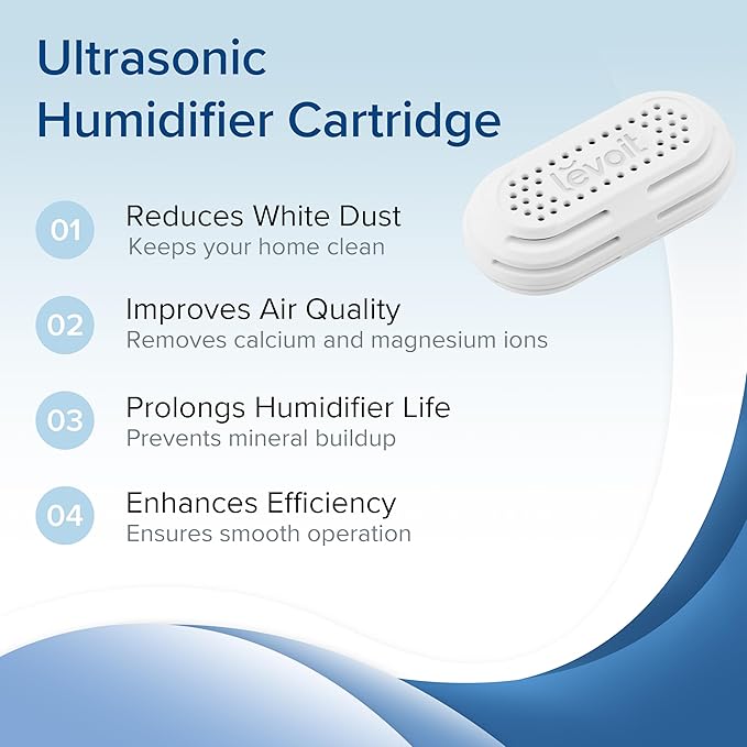 3-Pack Humidifier Demineralization Cartridge, Compatible with All Top Fill Humidifiers, alternate product view 2