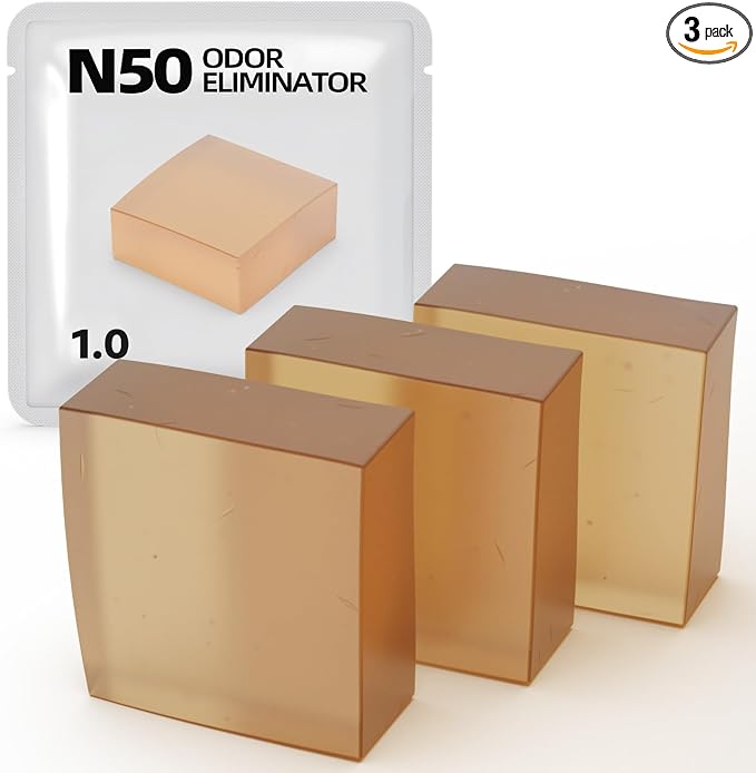 3 Pack Smelling Fresh with N50 Odor Eliminator Exclusive for Max Automatic Self-Cleaning Cat Litter Box, product image