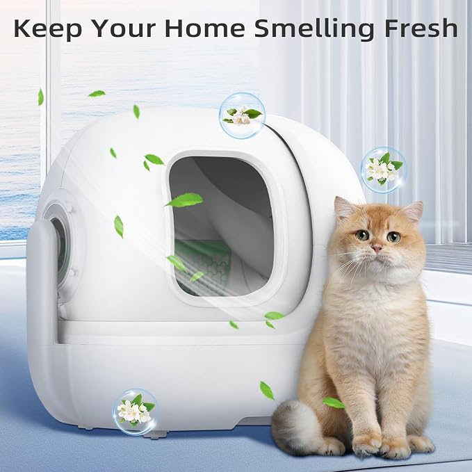 3 Pack Smelling Fresh with N50 Odor Eliminator Exclusive for Max Automatic Self-Cleaning Cat Litter Box, alternate