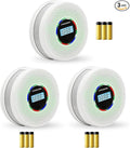 3 Pack Upgraded Combination Smoke and Carbon Monoxide Alarm Detector, Dual Sensor Smoke Alarm&Carbon Monoxide