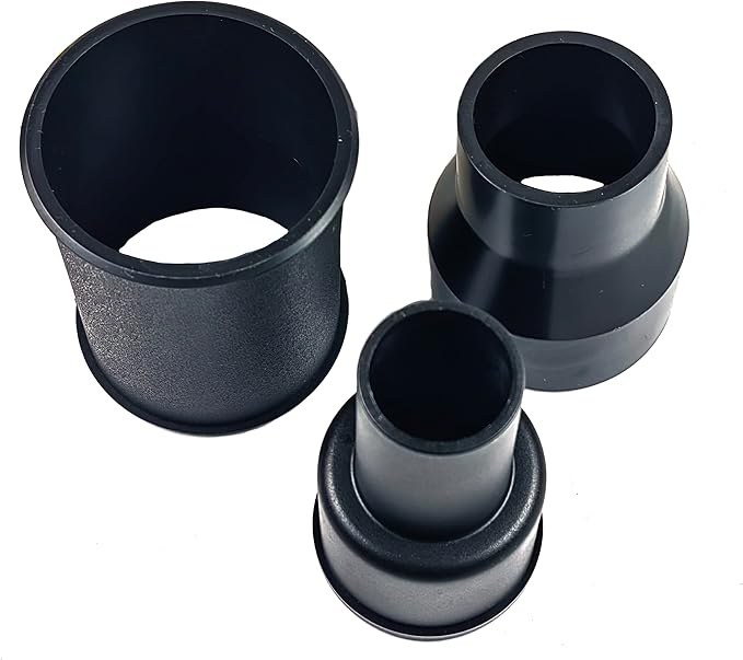 3 Piece Vacuum Adapter Combo Kit Fits Wet Dry Vacuum Cleaners Connector Accessory, Includes a 2-1/2 in. to 1-7/8 in.