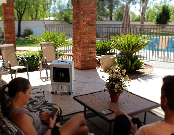 3-Speed Portable Evaporative Cooler - Up to 500 sqft, 1300 CFM - PEC-A-1300-1M, alternate product view 5