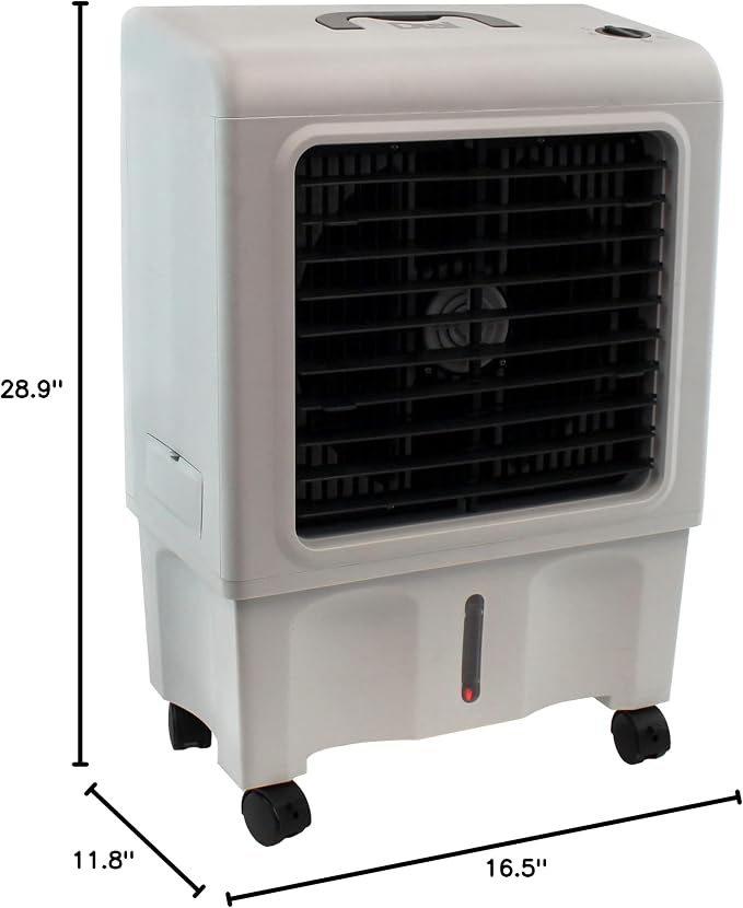 3-Speed Portable Evaporative Cooler - Up to 500 sqft, 1300 CFM - PEC-A-1300-1M, alternate product view 6