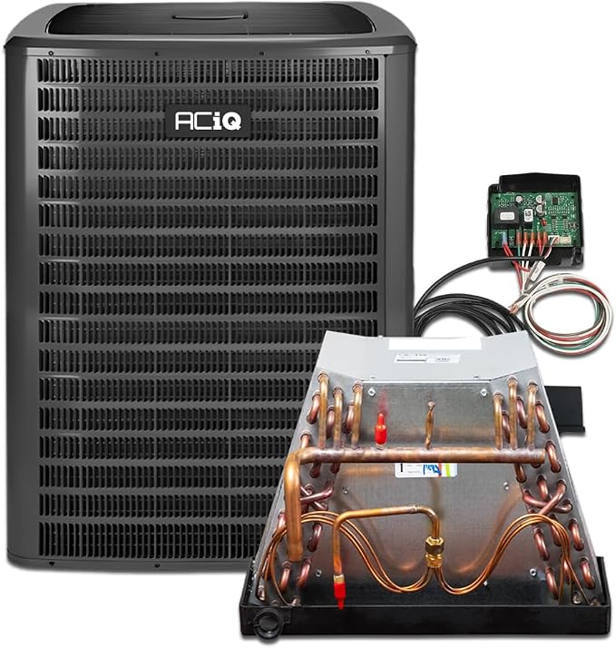 3 Ton 14.3 SEER2 Central Air Conditioner Split System & Mobile Home Coil - R32 Single Stage | 36000 BTU Energy