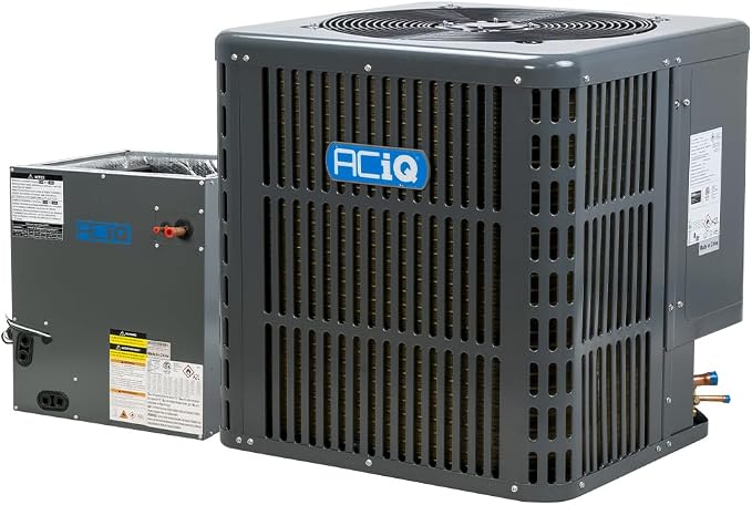 3 Ton 14.3 SEER2 iCongo Central Air Conditioner Split System & 17.5in Vertical Evaporator Cased Coil with 50ft Install Kit