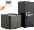 3 Ton 34000 BTU Ducted Central Air Conditioner with Heat Pump & Inverter System, product image