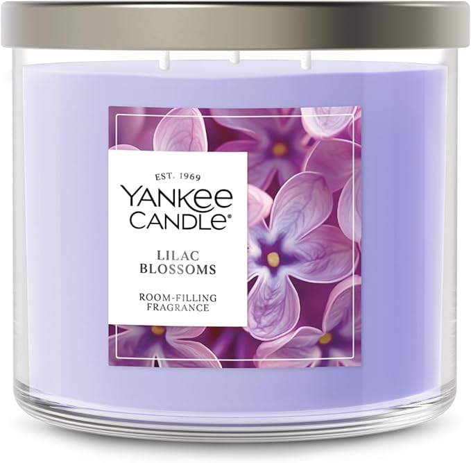 3-Wick Candle Jar, Lilac Blossoms, Scented Candle, 14.5 oz, Plant Wax Blend, Up to 40 Hours Burn Time, Gift, product image