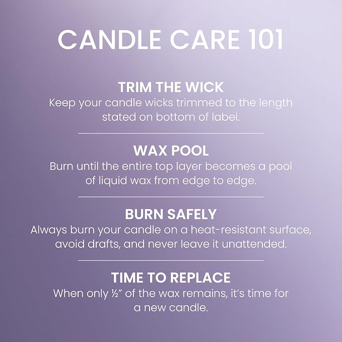 3-Wick Candle Jar, Lilac Blossoms, Scented Candle, 14.5 oz, Plant Wax Blend, Up to 40 Hours Burn Time, Gift, alternate