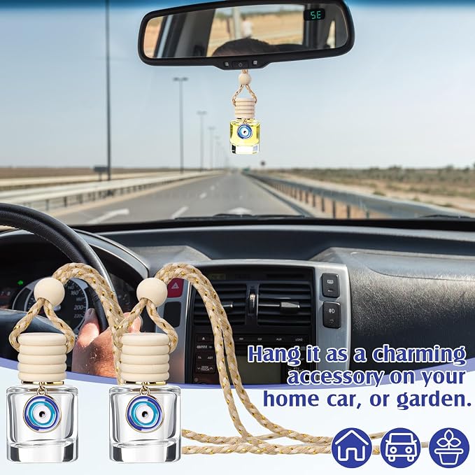 30 Pack Employee Appreciation Gift Hanging Car Air Freshener Diffuser Bottles Empty Bulk Essential Oil Perfume Car Diffuser
