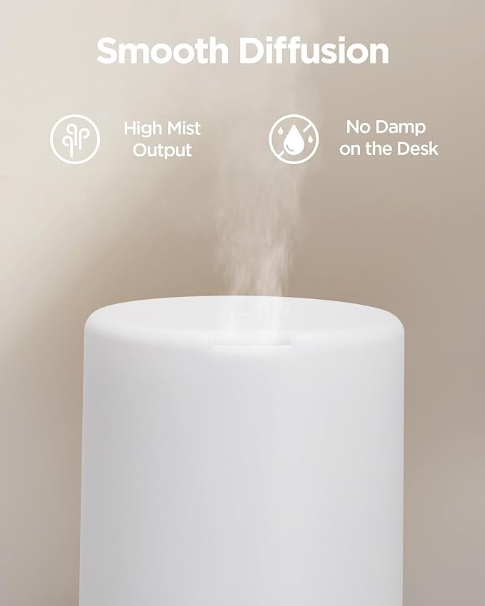 300ML Essential Oil Diffuser, Premium 5-in-1 Ultrasonic Aromatherapy Diffusers Scent Humidifier Aroma Diffuser Vaporizer