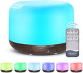 300ML Essential Oil Diffuser with Remote Control,Ultrasonic Aromatherapy Air Diffuser Humidifier,Aroma Diffuser with 7 LED