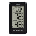 308-43647-INT Digital Black Wireless Thermometer with Indoor Humidity, LCD, product image
