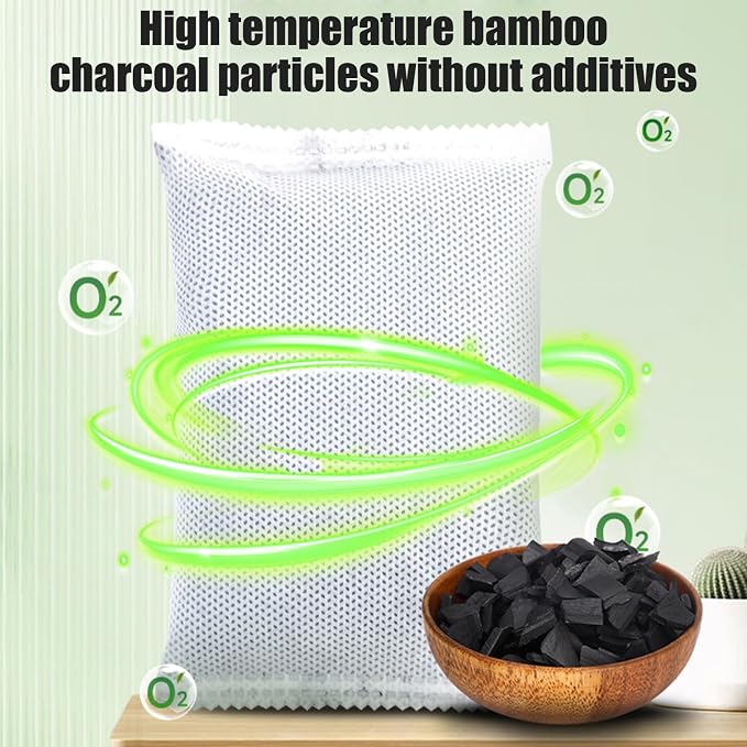 30Pcs Activated Charcoal Bags Multi-Use Charcoal Odor Absorber Air Freshener Shoe Deodorizer for Home Car Cabinet, alternate