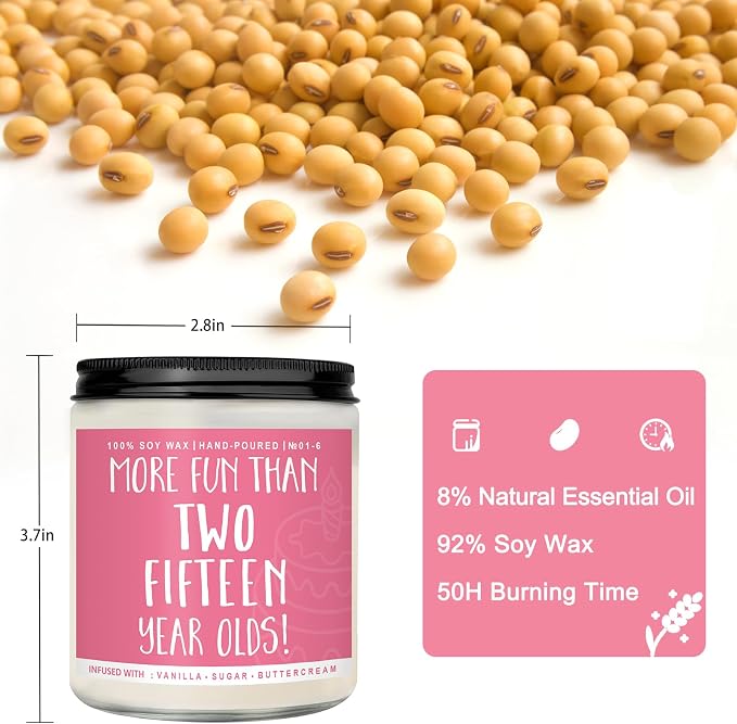 30th Birthday Gifts for Women, Perfect Birthday Present, Funny Presents for Mom, Friends, Wife, Sister, 7oz Vanilla