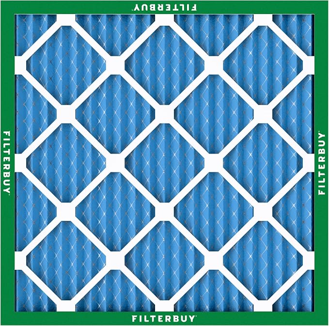 30x30x1 Air Filter MERV 13 Optimal Smoke & Allergy Defense (2-Pack), Electrostatic Pleated HVAC AC Furnace Filters