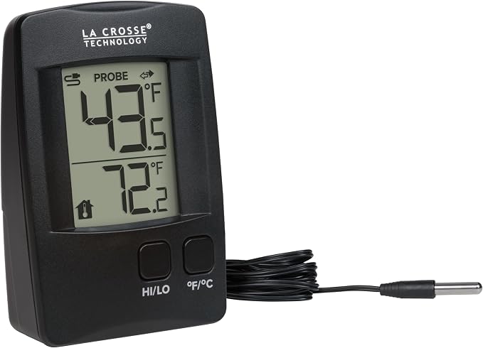 314-1410 Battery Operated Digital Thermometer with Wired Probe, alternate product view 2