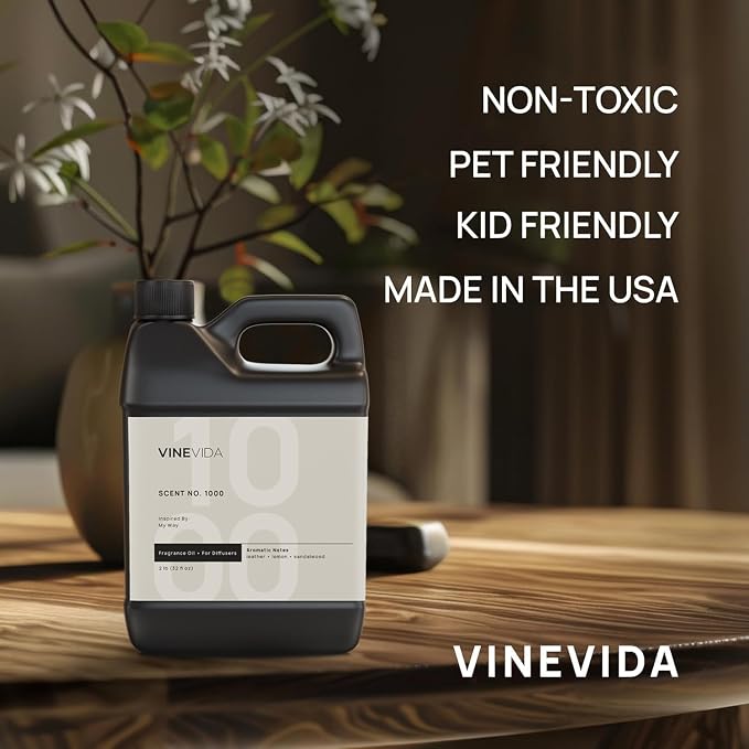 [32 Fl Oz] Scent No 1000 Inspired by My Way Diffuser Oil; Hotel Scents for Cold Air Diffuser - Waterless Diffuser Oil