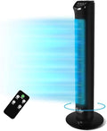 32-Inch Electric Oscillating Tower Fan with Remote Control for Indoor, Bedroom and Home Office, Black, product image