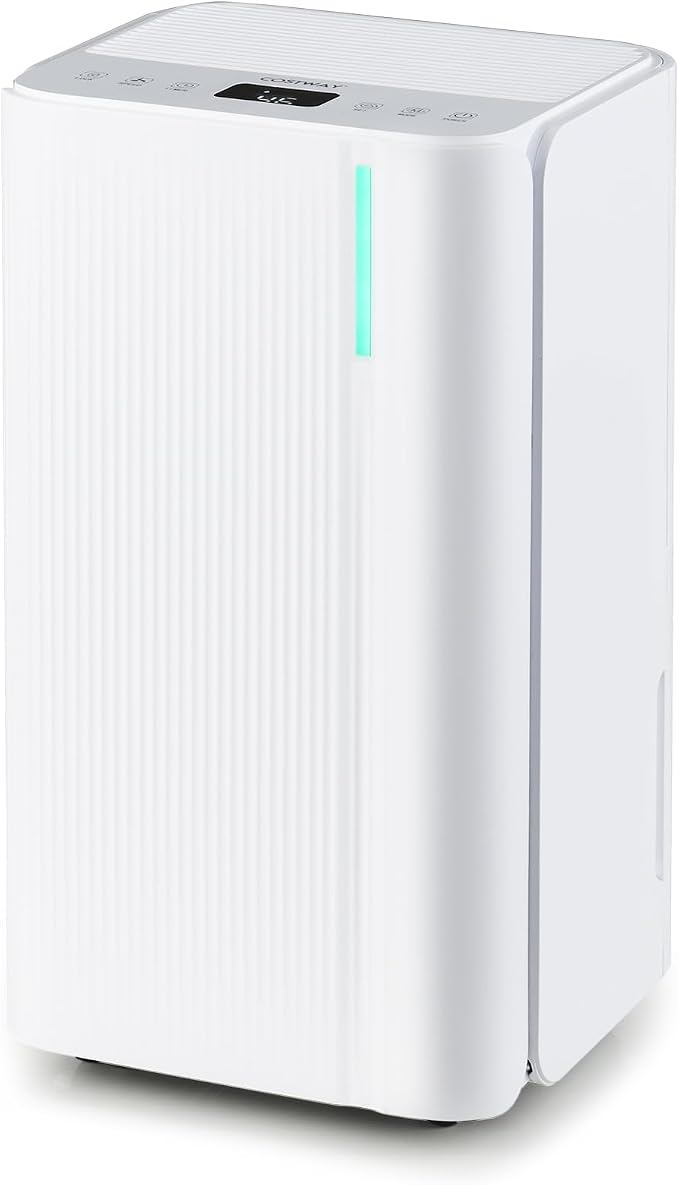 32 Pints Dehumidifier for Home, 2000 Sq.Ft Portable Dehumidifier for Bedroom, Basement, Bathroom, 24H Timer, 3-Color