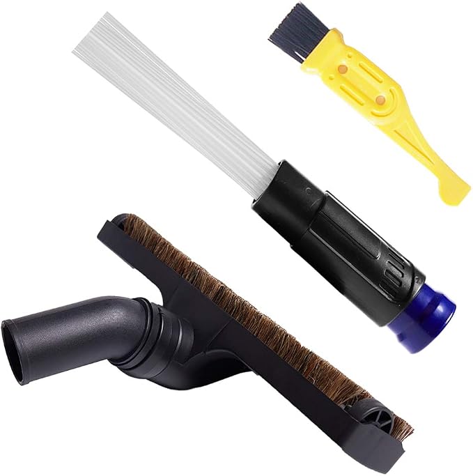 32mm 1 1/4 inches Vacuum Hardwood Floor Brush,Dust Dirt Attachment Interface Tool, Small Suction Brush Tubes Flexible Access