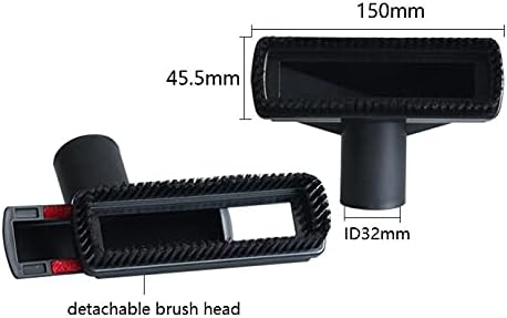 32mm Vacuum Attachments Accessories, Vacuum Cleaning Set Brush Nozzle Crevice Tool with 35mm to 32mm Hose Adapter 5pcs