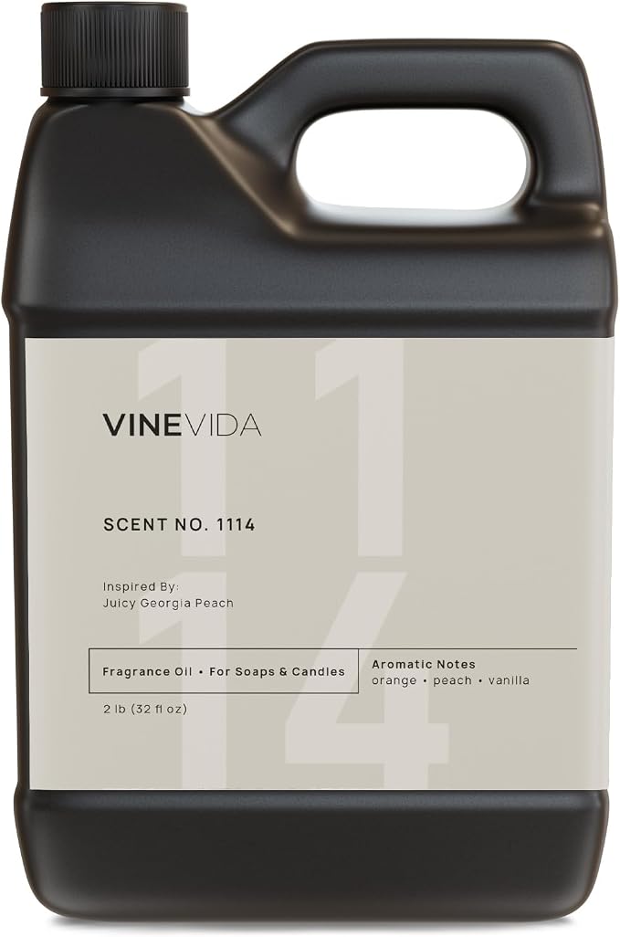 [32oz] Juicy Georgia Fragrance Oil for Candle Making - Made in USA Scents for Soap Making - Natural Candle Fragrance Oil