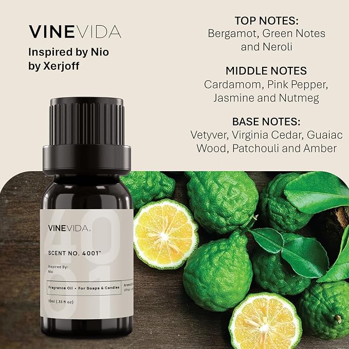 [32oz] Nio Fragrance Oil for Candle Making - Natural Candle Oil Scents - Soap Making Essential Oil - Made in USA, alternate
