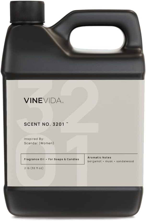 [32oz] Scandal (Women) Fragrance Oil for Candle Making - Natural Candle Oil Scents - Soap Making Essential Oil - Made in USA